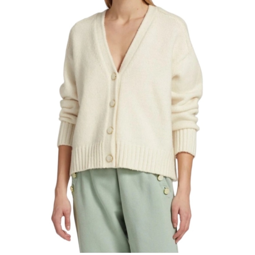 Derek Lam 10 Crosby Lailah Women’s Cardigan, Size Medium, Ivory, NWT